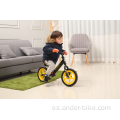 Bicicleta de equilibrio de aleación para niños Bicicleta colorida de equilibrio